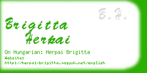 brigitta herpai business card